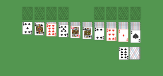 Пасьянс «Леди Кадоган». Соберите все карты на основаниях. Основания (слева вверху): В пустую ячейку можно положить туза. На карту можно положить карту той же масти на единицу большего достоинства. Основания (справа вверху): В пустую ячейку можно положить собранную убывающую последовательность одной масти от короля до туза. Игровые ячейки: На карту можно положить карту на единицу меньшего достоинства без учёта масти вместе с картами, лежащими на ней. Убывающую последовательность карт одной масти можно перетаскивать. В пустую ячейку можно положить короля. Колоду можно просмотреть один раз. Двойной клик по карте посылает её на своё место. Двойной клик или клик правой кнопкой мыши по игровому полю посылает на свои места все возможные карты.
